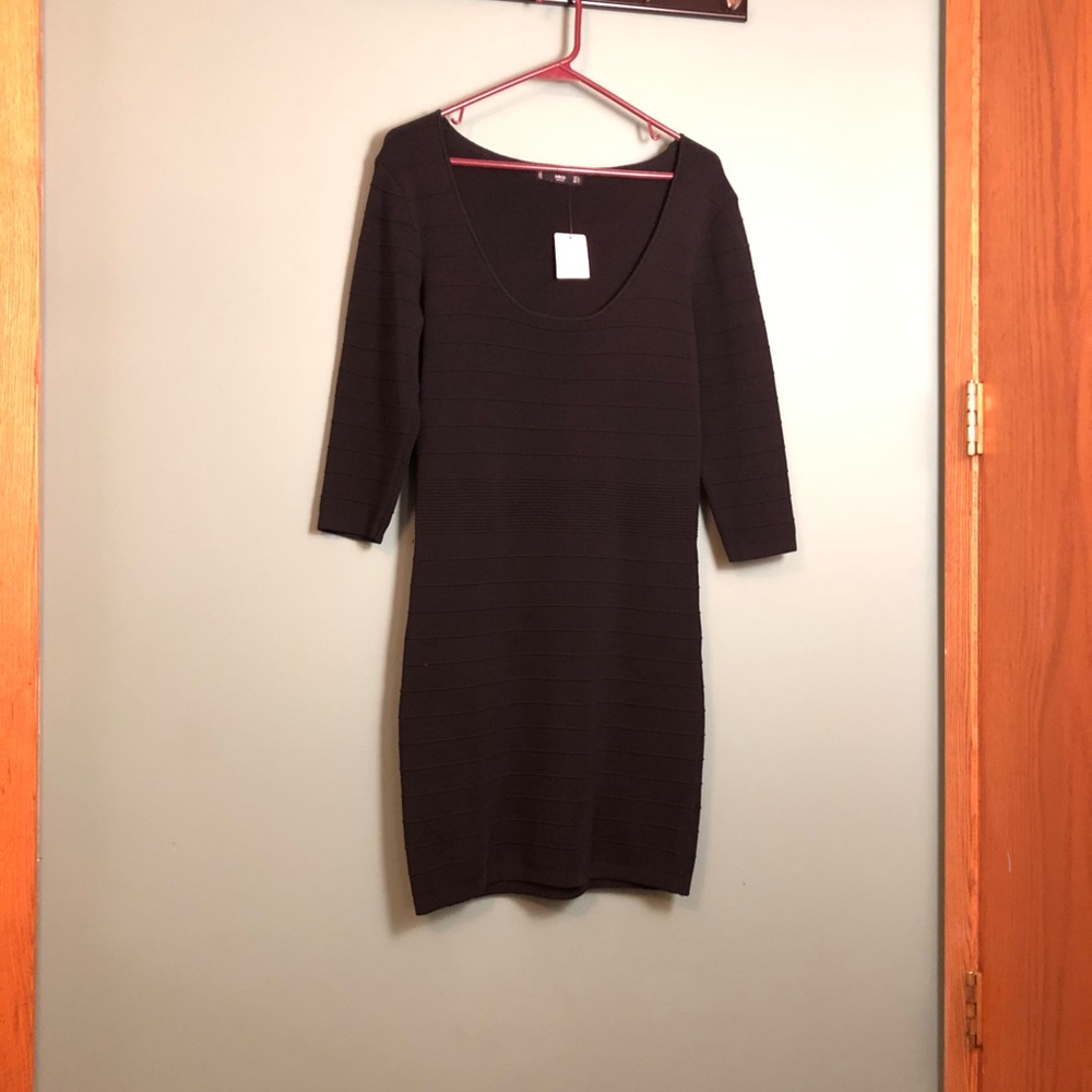 Black Bodycon MNG dress